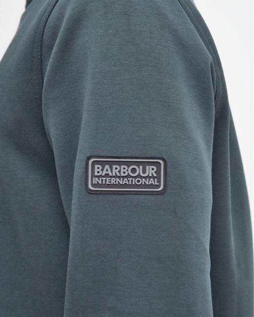 Barbour Blue Sprint Half-zip Sweatshirt for men
