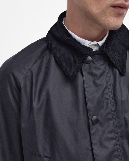 Barbour Blue Ashby Wax Jacket for men