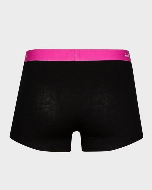Paul Smith Multicolor 7-Pack Trunks With Coloured Waistbands for men