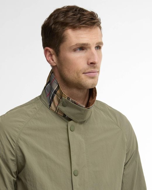 Barbour Green Tracker Showerproof Jacket for men