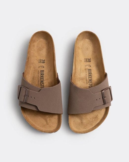 Birkenstock Catalina Birkibuc Sandals in Brown Lyst Australia