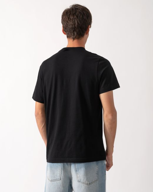 Moose Knuckles Black Icebreak Logo T-Shirt for men