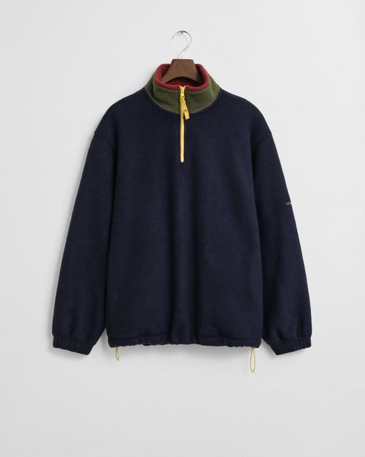 Gant Blue Color-Block Fleece for men