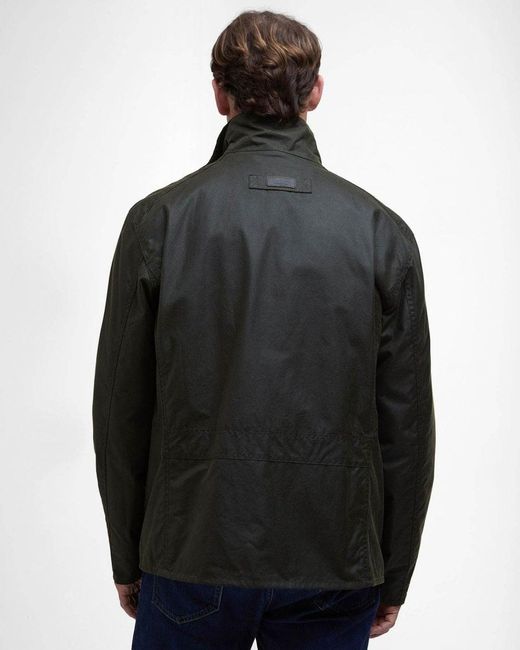 Barbour Black Sander Wax Jacket Size: L for men
