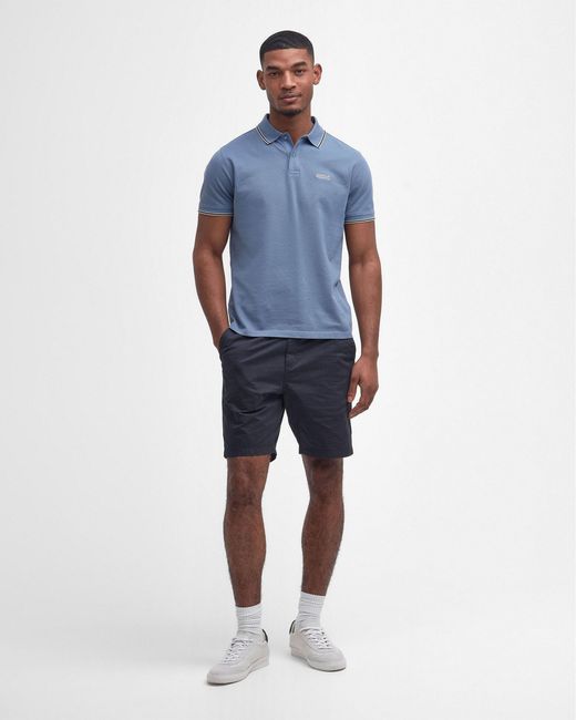 Barbour Blue Adey Twill Shorts for men