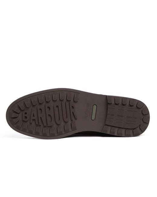 Barbour Brown Carthy Derby Shoes for men