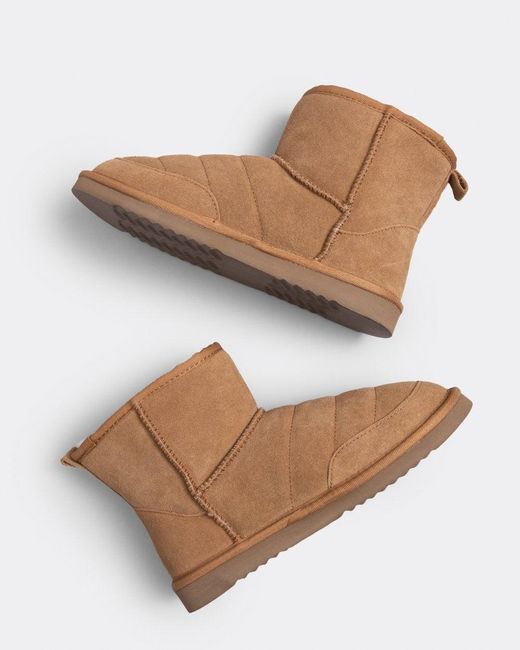 Joules Natural Riley Slipper Boot