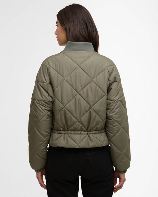 Barbour Green Pagan Quilted Jacket