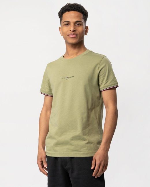 Tommy Hilfiger Green Tommy Logo Tipped for men