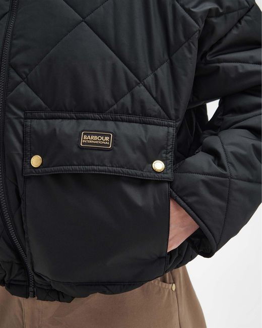 Barbour Black Laia Quilted Jacket