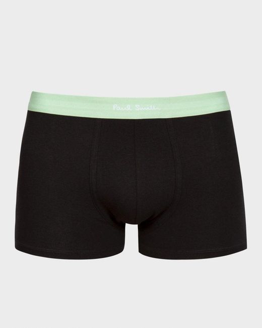 Paul Smith Orange 5-Pack Organic Cotton Artist Stripe Mixed Boxer Briefs for men