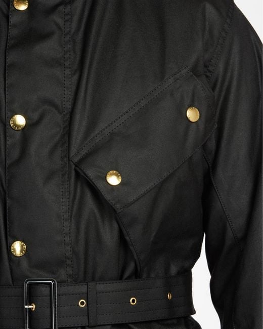 Barbour Black International Original Wax Jacket for men