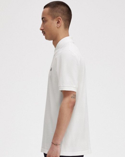 Fred Perry White Original Tennis Shirt Nos for men
