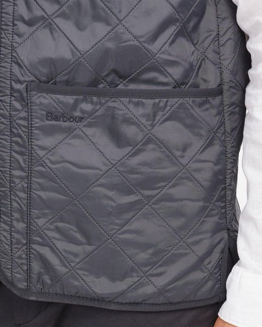 Barbour Blue Polarquilt Waistcoat/Zip-In Liner Size: L for men
