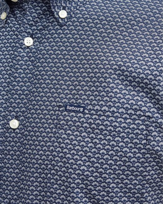 Barbour Blue Shell Tailored Shirt for men