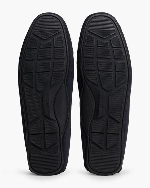 Tommy Hilfiger Blue Core Hilfiger Suede Driver for men