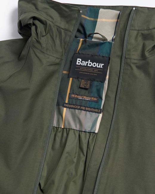 Barbour Gray Heron Waterproof Jacket
