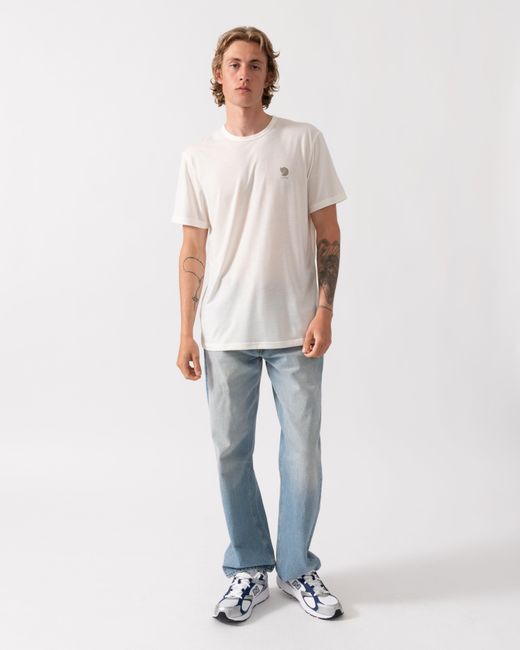 Fjallraven White High Coast Short Sleeve Top for men
