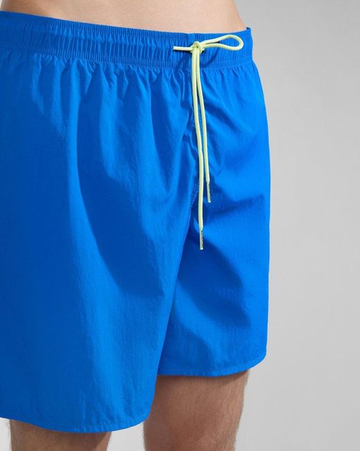 Napapijri Blue V-box 1 Swim Shorts for men