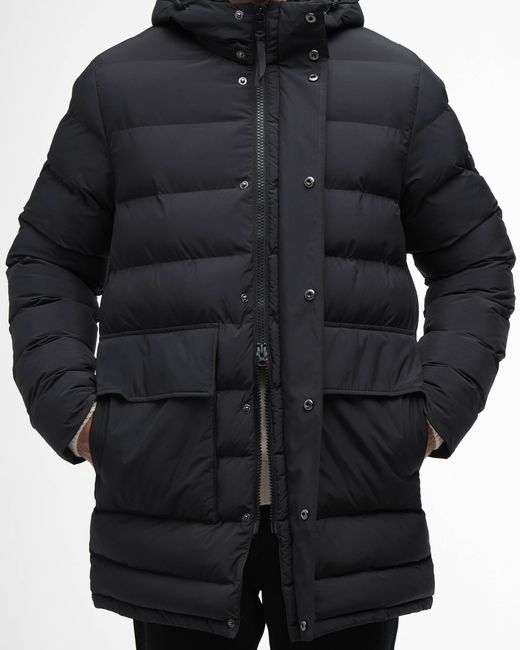Barbour Black Dalesmith Puffer Jacket for men