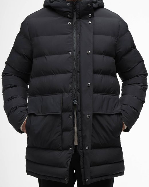Barbour Black Dalesmith Puffer Jacket for men