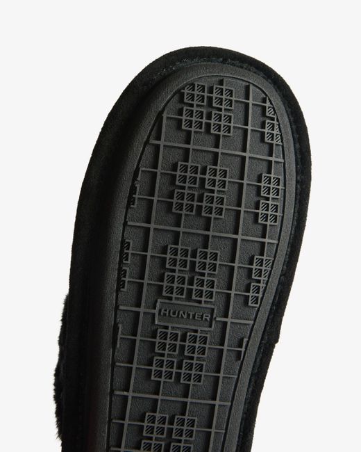 Hunter Black Mule Slipper