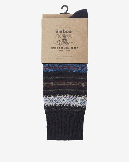 Barbour Blue Boyd Socks for men