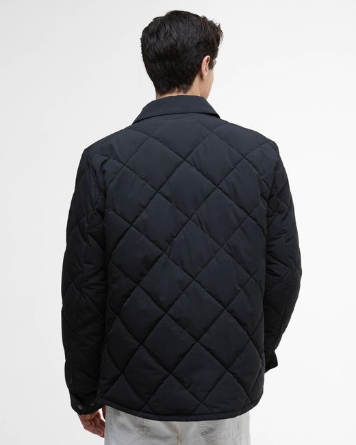 Barbour Black Axwell Puffer Jacket for men