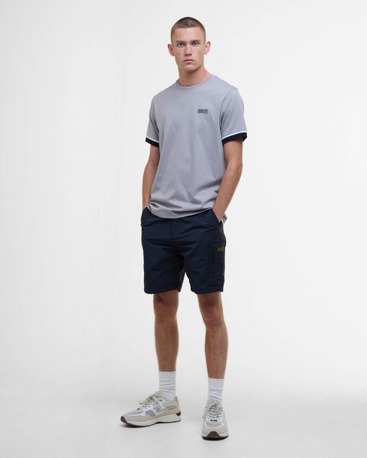 Barbour Blue Inline Shorts for men