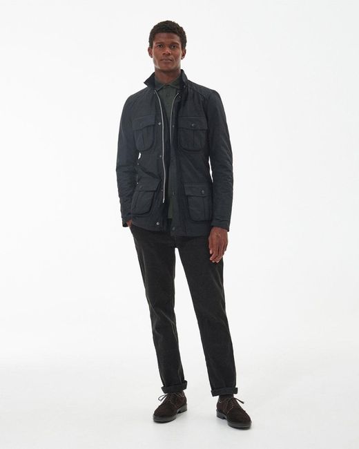 Barbour Blue Corbridge Wax Jacket for men