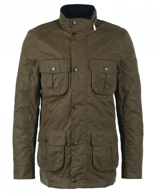 Barbour Green Corbridge Wax Jacket for men