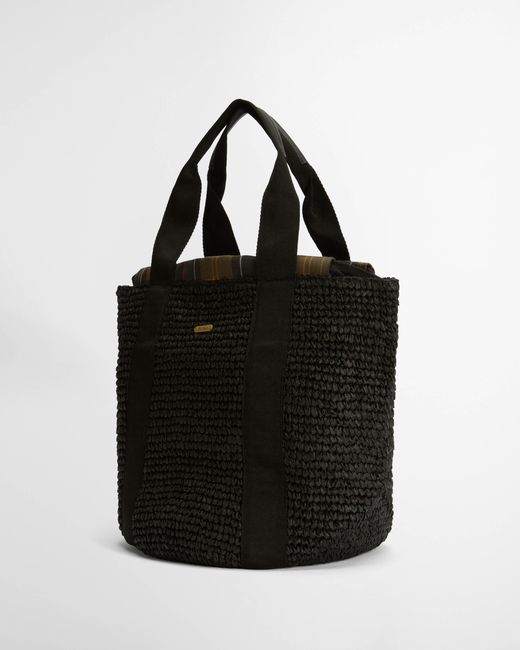 Barbour Black Lily Beach Tote