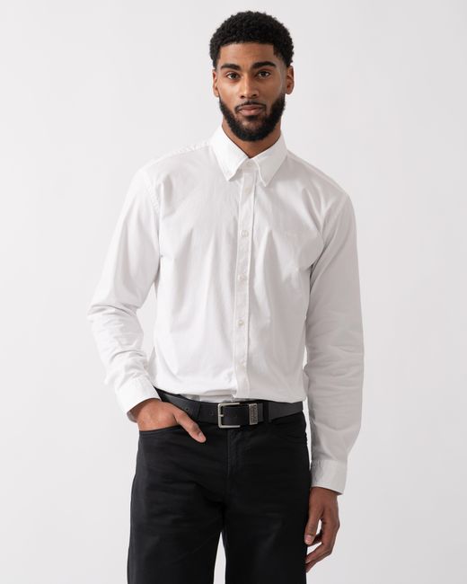 Boss White Rickert Regular-Fit Shirt for men
