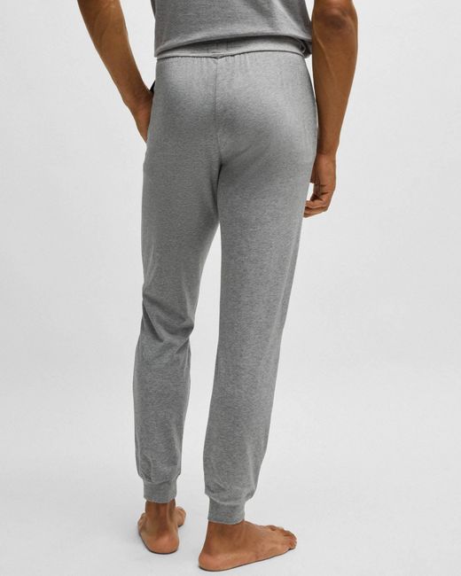 Boss Gray Boss Mix&Match Loungewear Pants for men