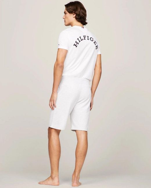 Tommy Hilfiger White Lounge Shorts for men