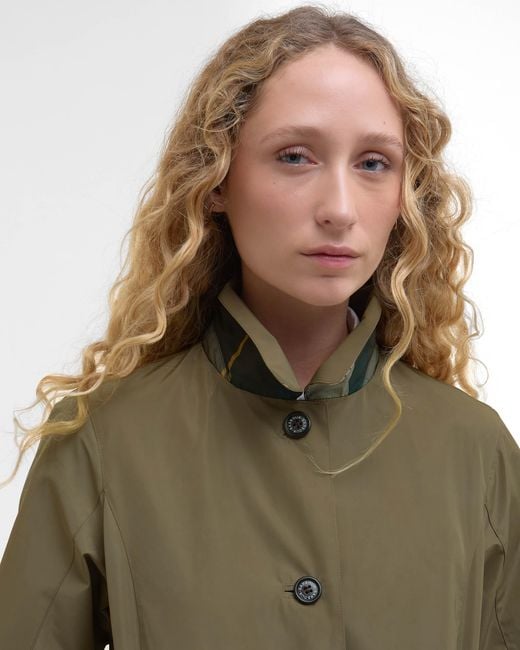 Barbour Green Babbity Reversible Showerproof Jacket