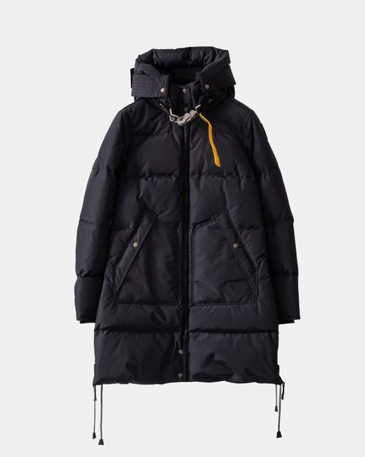 Parajumpers Blue Long Bear Hooded Down Coat