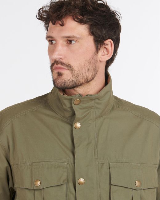 Barbour Green Sanderling Casual Jacket for men
