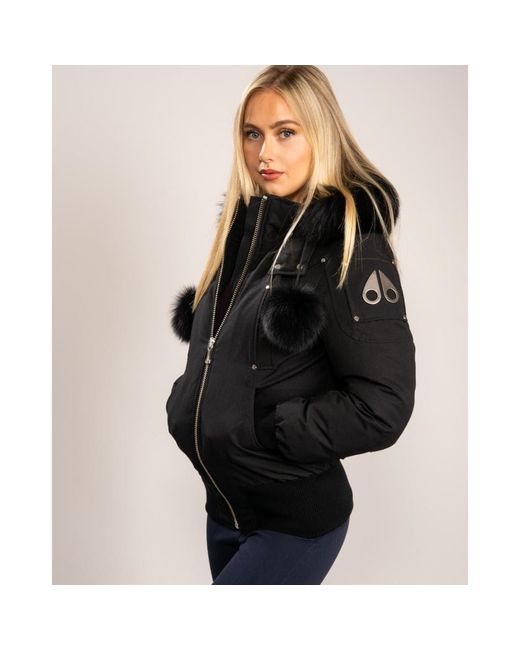 moose knuckles debbie bomber jacket