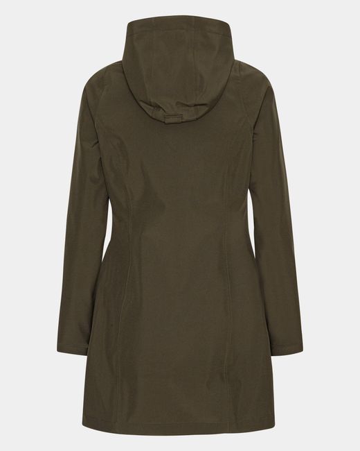 Ilse Jacobsen Green Daybreak Softshell Raincoat