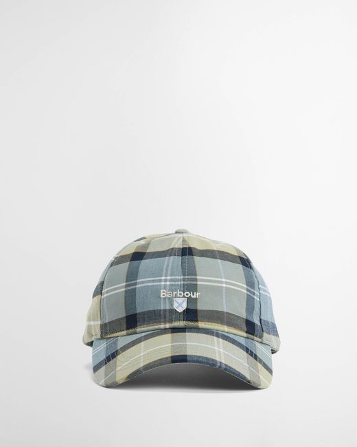 Barbour Blue Tartan Sports Cap for men