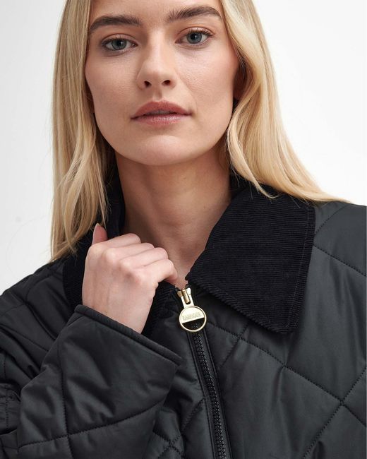 Barbour Black Laia Quilted Jacket