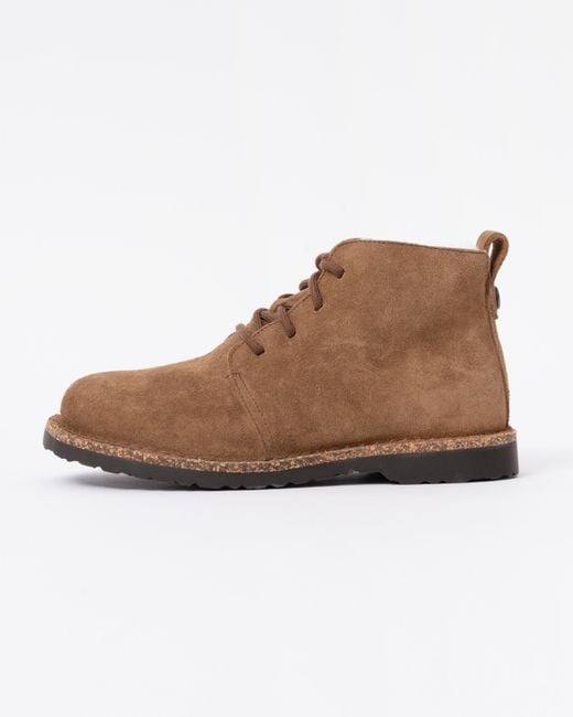 Birkenstock Brown Uppsala Mid Shearling Suede Boots