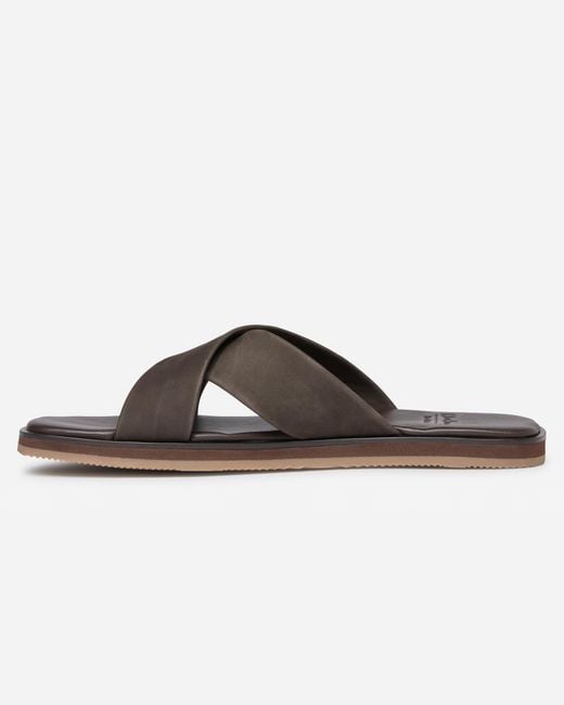 Oliver Sweeney Brown Chesil Nubuck Sandals for men