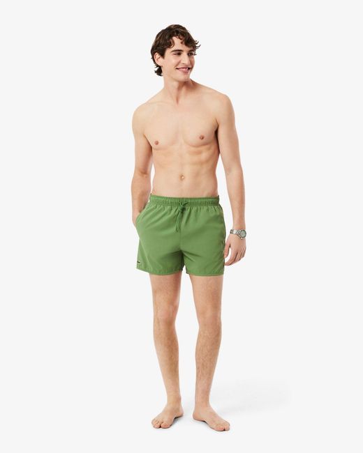 Lacoste Green Light Quick-Dry Swim Shorts for men