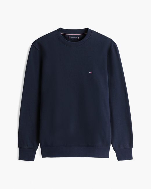 Tommy Hilfiger Blue Essential Terry Cotton Crew Neck for men
