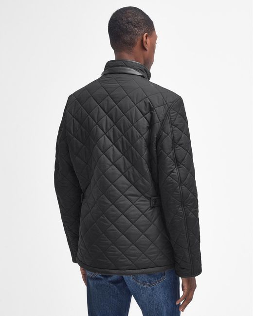 Barbour Gray Powell Quilted Jacket for men