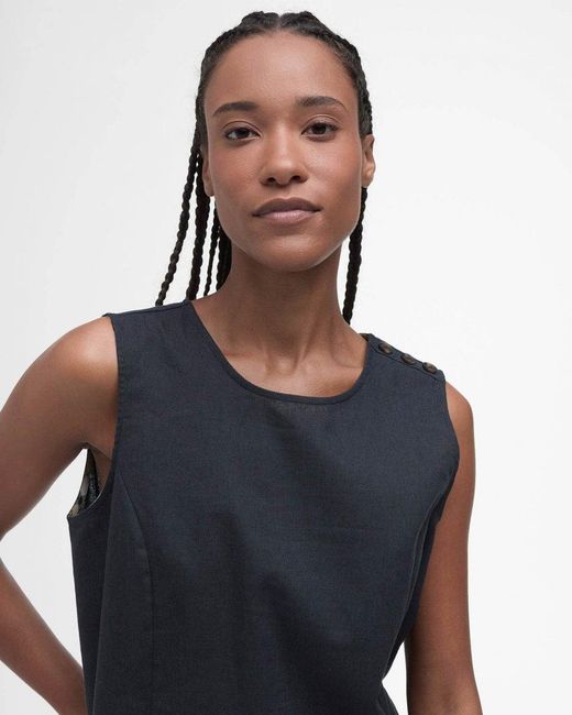 Barbour Blue Lucy Sleeveless Top