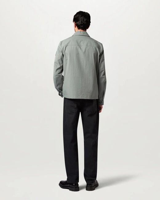 Belstaff Gray Cargo Overshirt for men