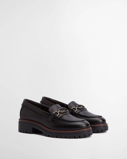 Barbour White Maddie Loafers